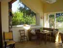 A view from the sunroom at Glenboy country accommodation County Meath